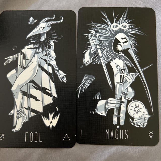 Wayward Dark Tarot Deck - 4rd Edition With Rigid Box and Guide