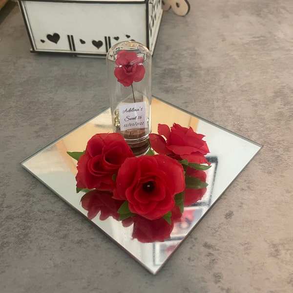 Beauty and the Beast Mini Glass Wedding Favors for Guests, Wedding ...