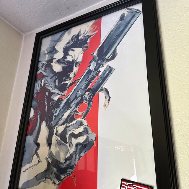 MGS MGS2 Sons of Liberty PS2 Cover Premium Poster