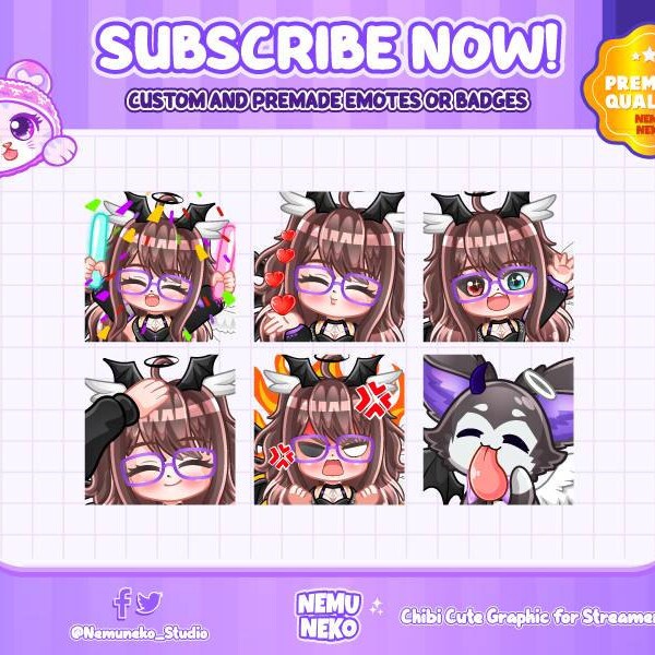5x Custom Animated Emotes, Emojis, Sub Emotes for Your Twitch, Youtube ...