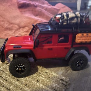 Supporti Jack In Lega Per Auto RC Crawler – 2/4 Pezzi Rosso Per TRAXXAS TRX4M, SCX24 (Scala 1/18, 1/24) - Foto 5