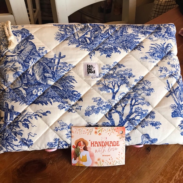 Vintage Blue Purple - Inspired By Harry Styles - Sustainably Made Laptop Sleeve