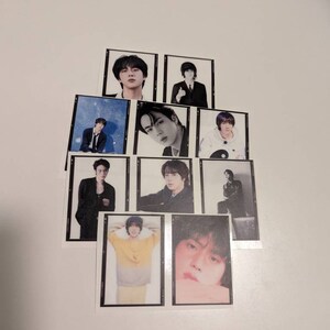 BTS Jin Stickers | Set of 7 + 3 Bonus | Bts Stickers - Etsy