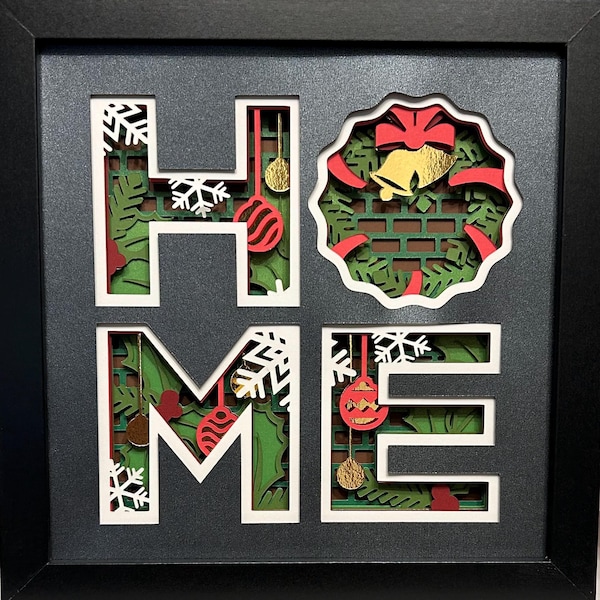 Shadow Box Frame SVG for Cricut Projects, Square Frame Svg, Rectangle ...