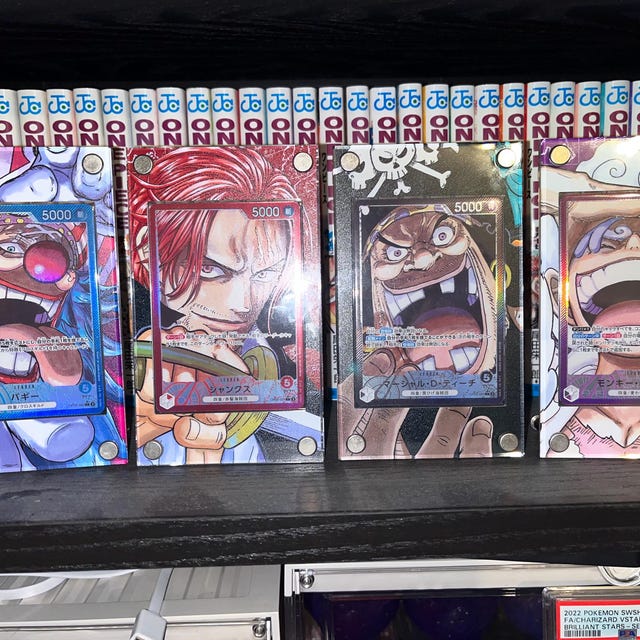 Shanks OP09-001 Leader Alternate Art Custom One Piece