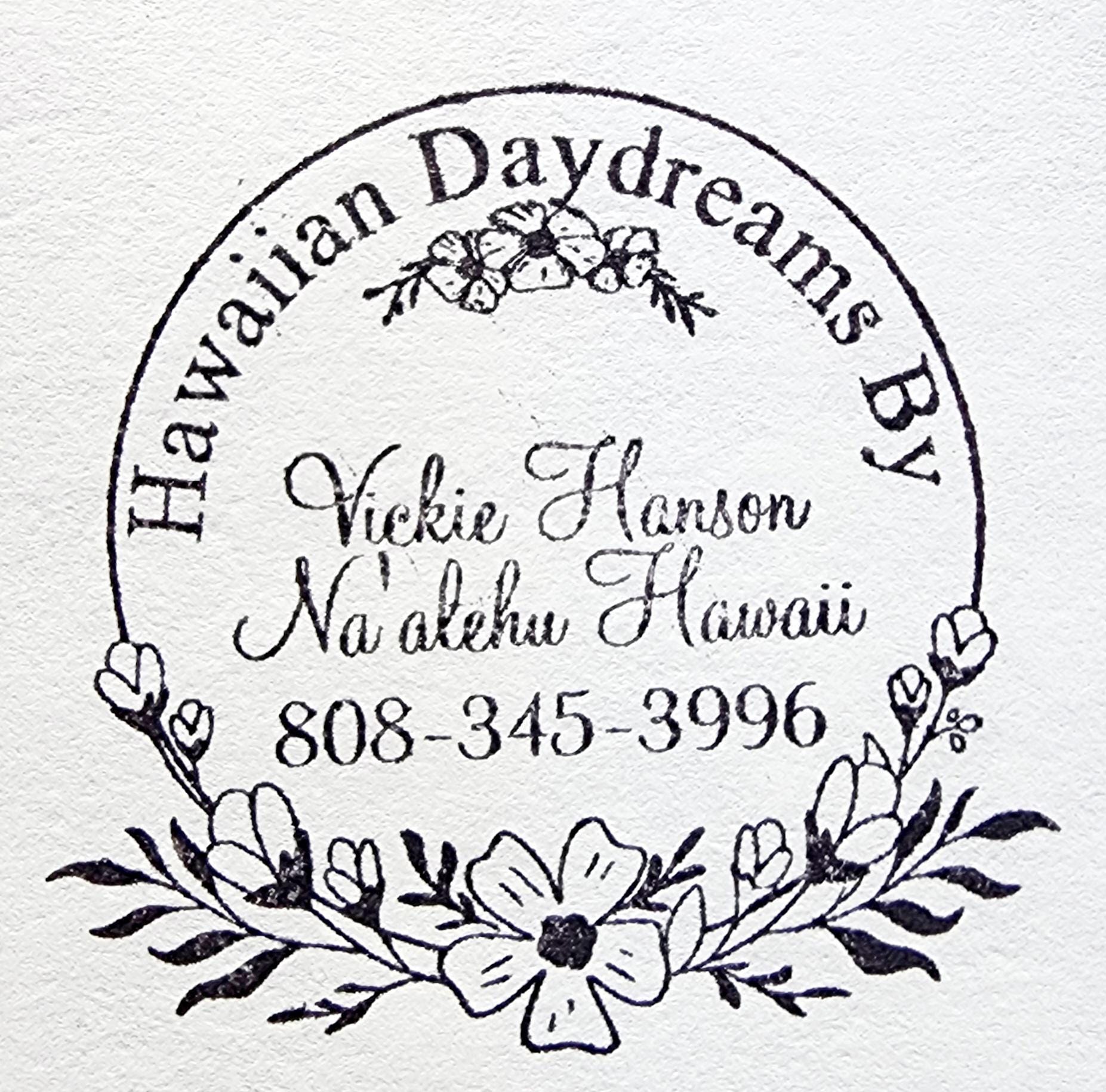 Custom Made with Love Stamp, Etsy Shop Stamp, Personalized Stamp, Business Card Stamp, Handmade Stamps, Calligraphy Packaging, Maker Stamp