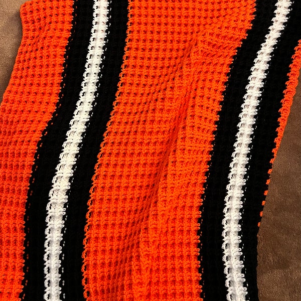 CROCHET PATTERN Crochet Me A River Throw - Make to Any Size - PDF ...