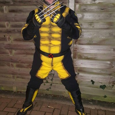 X-Men Wolverine Costume Badge – Small Unpainted Plastic Insignia For Cosplay
