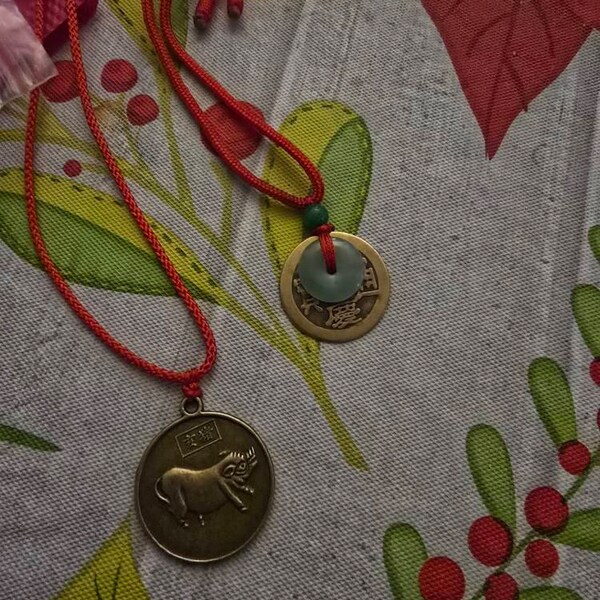 thumbnail image 2 of Handmade Jade Charm Pendants For 2025 Lunar New Year - Year Of The Snake - Chinese Zodiac 2 of 3