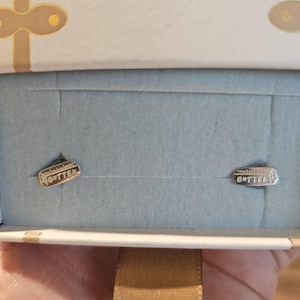 Customer photo, Stick of Butter Earrings