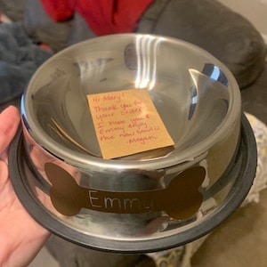 Mary added a photo of their purchase