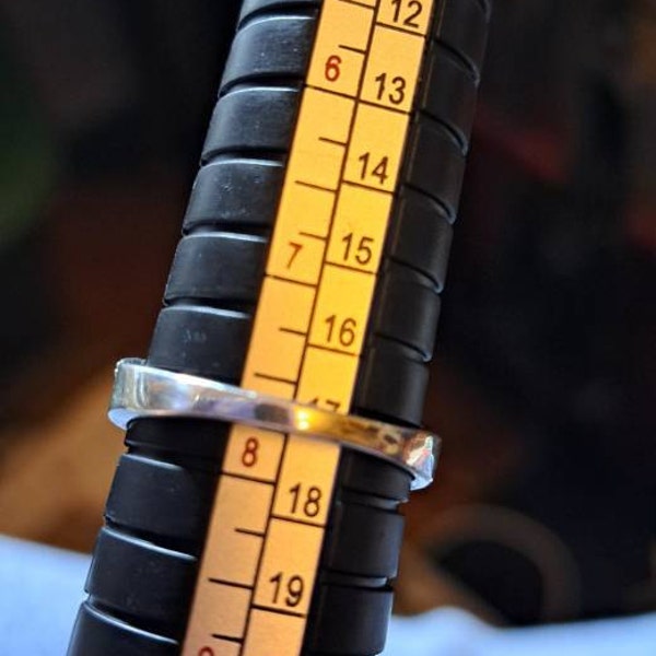 925 Sterling Solid Silver, Infinity Blank Channel Ring Setting, Good ...