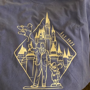 Magic Kingdom Simple Shirt Disney Comfort Colors Adult Shirt - Etsy