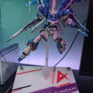 プレミアム ガンプラ アクリル Rx-93 Hi-Nu ディスプレイ ベース