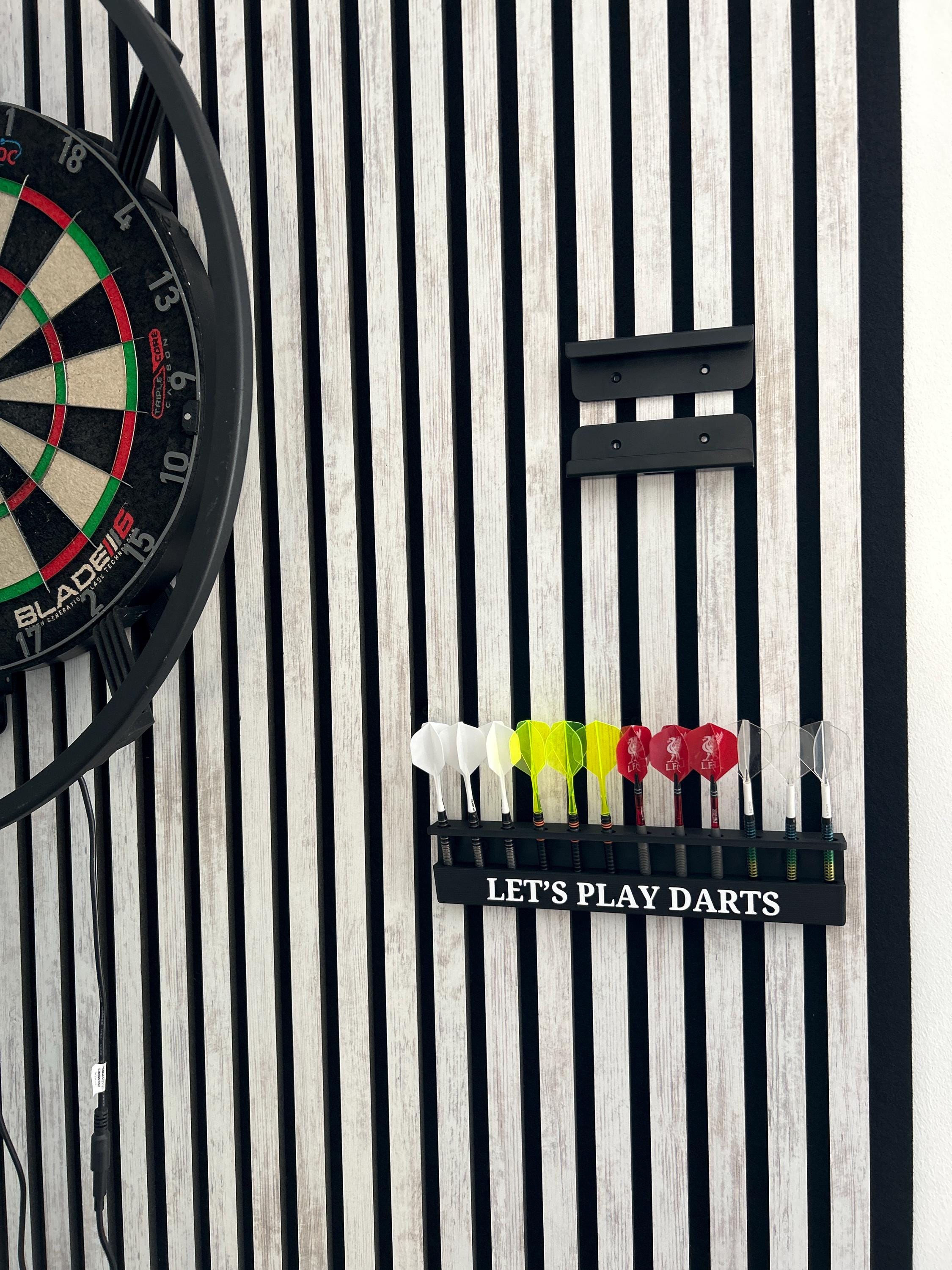 Personalised 12 Dart holder | Wall mounted darts display stand | For 12 darts | Gift for darts player | Gift idea for him | Arrow mount |