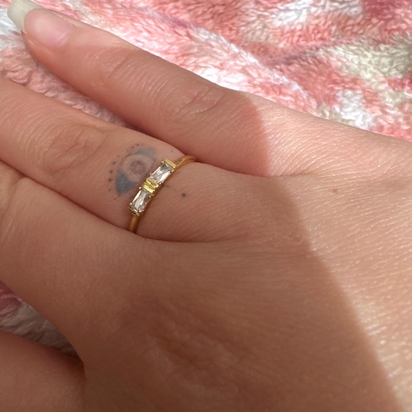 Initial Morse Code Ring by Caitlyn Minimalist • Diamond Ring With ...