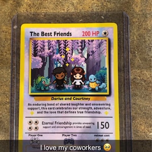 Custom Best Friend Pokemon Card - Gift for Bestie - Long Distance Present -  Etsy Australia
