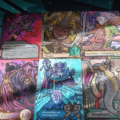 Garth One-eye 6 Custom Modern Horizons 2 Tokens Magic the Gathering MTG ...