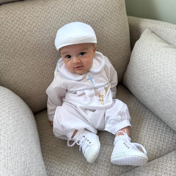 Boys Baptism Outfit, Baby Boy Baptism Outfit, Christening Outfits for ...