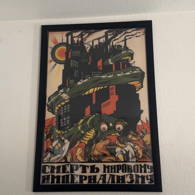 1919年 世界帝国主義の終焉を訴えるポスタープリント、プロパガンダ