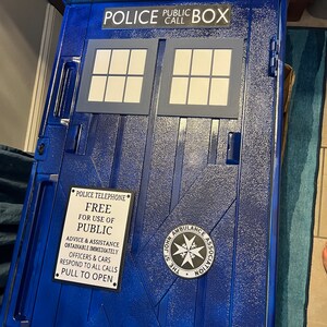 Police Box Door Windows 3d Printed - Etsy