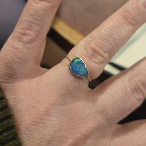 Customer photo from Nicole, Raw Australian Opal Ring