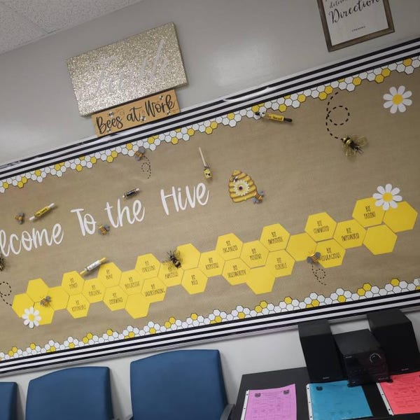 Teachers School Bulletin Board Cutouts DIY "welcome Back to School ...