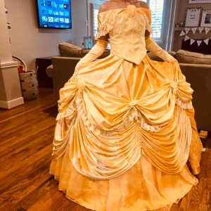 Beauty and the Beast Belle Gown Cosplay Dress - Etsy