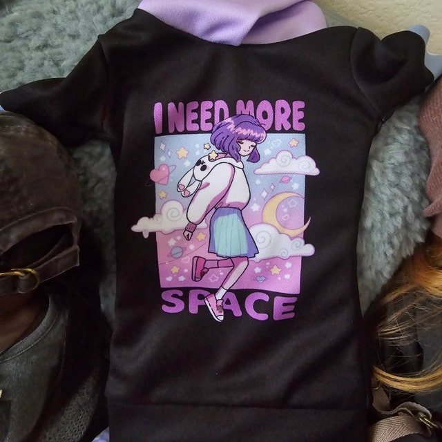 Smart Doll Clothes: Hoodie With Space Theme