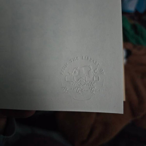 Custom Book Embosser, Personalized Embosser Stamp,scrap Booking ...