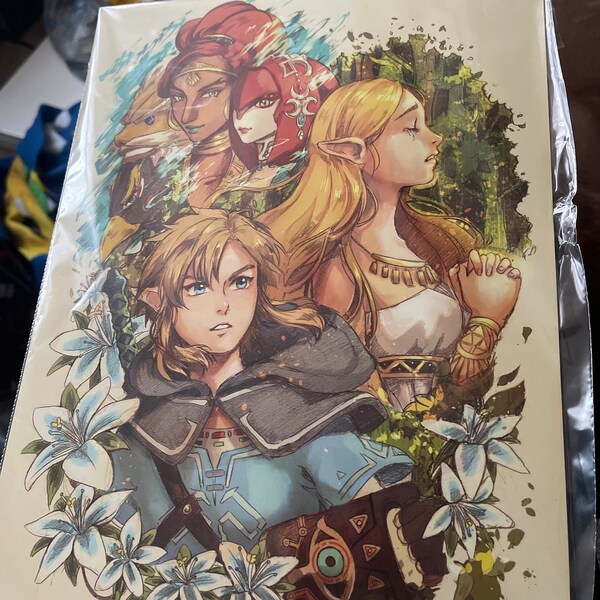 Zelda: Breath of the Wild - Print - Etsy