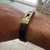 Black Silicone Wide Bangle Bracelet For Men - Stainless Steel - Gift For Hero Dad Or Husband - View #4