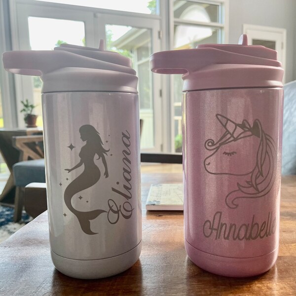 Personalized Water Tumbler for Kids Boys Girls, Custom Water Tumbler ...