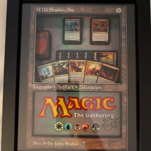 Magic the Gathering Shadow Box - Etsy