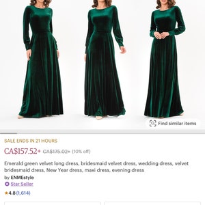 Dark teal green wrap dress main image 0