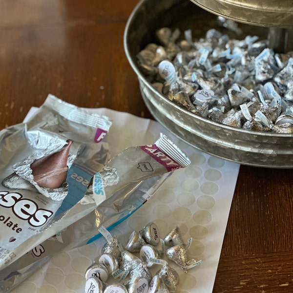 252 PCS Personalized Graduation Candy Stickers - Custom Name & Year Labels For Hershey's Kisses, Grad Party Favors