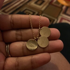 Ultimate Disk Necklace Personalized Circle Engraved Etsy Hong Kong