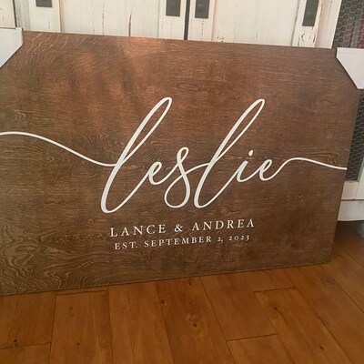 Wood Wedding Sign Wedding Welcome Sign Rustic Wedding Decorations Etsy