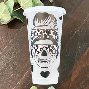 Download 60 % OFF Skull with bandana svg Mom life Skeleton svg | Etsy