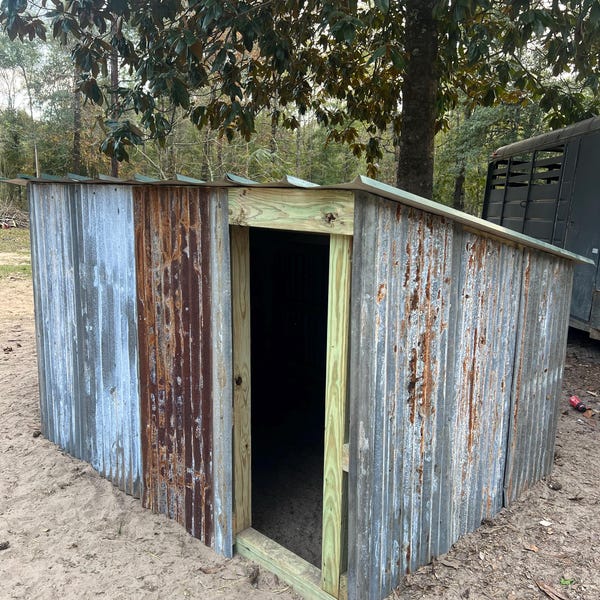 Small Animal Shelter DIY Plans 8x6 - Lean to Roof-great for Goats ...