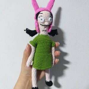 Bob's Burgers Louise Belcher Inspired Crochet Hat Pattern 