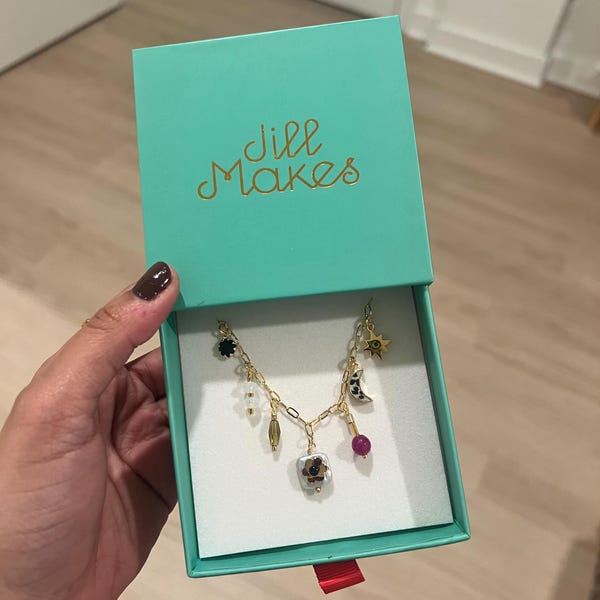 Elodie Charm Statement Necklace main image 1