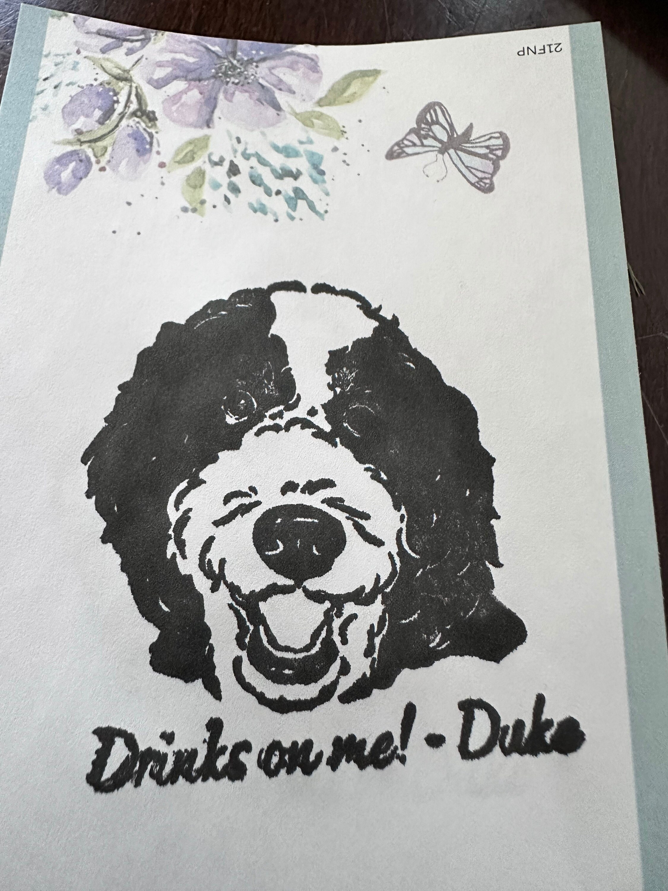Personalized Custom Pet Rubber Stamp - Hand-Drawn Portraits for Pet Lovers