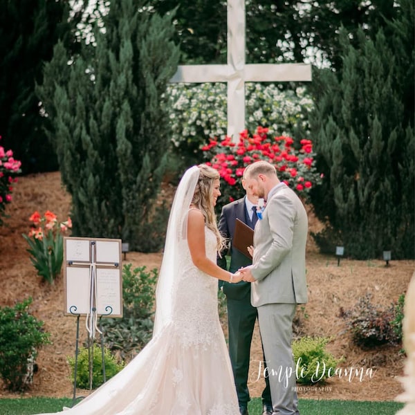 Custom Trinity Braid for Unity Ceremony, Personalized Wedding Rustic ...