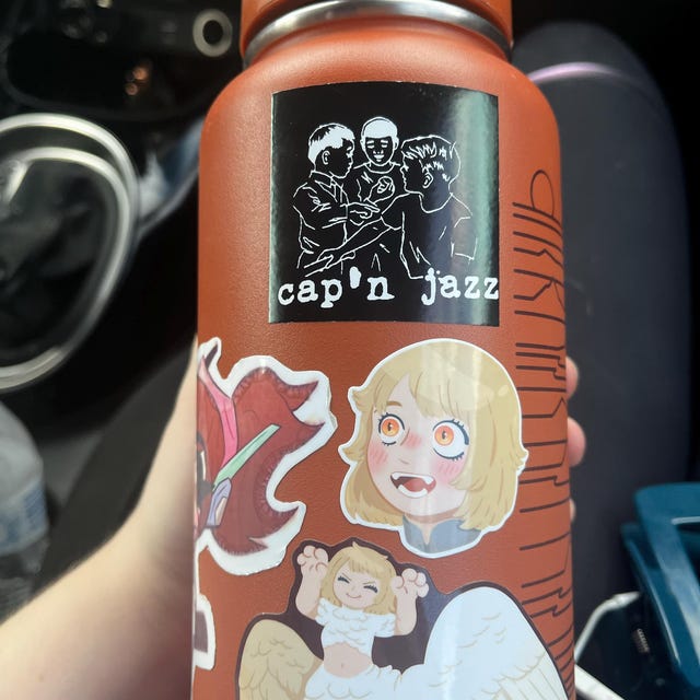 CAP'N JAZZ Sticker 4 X 4