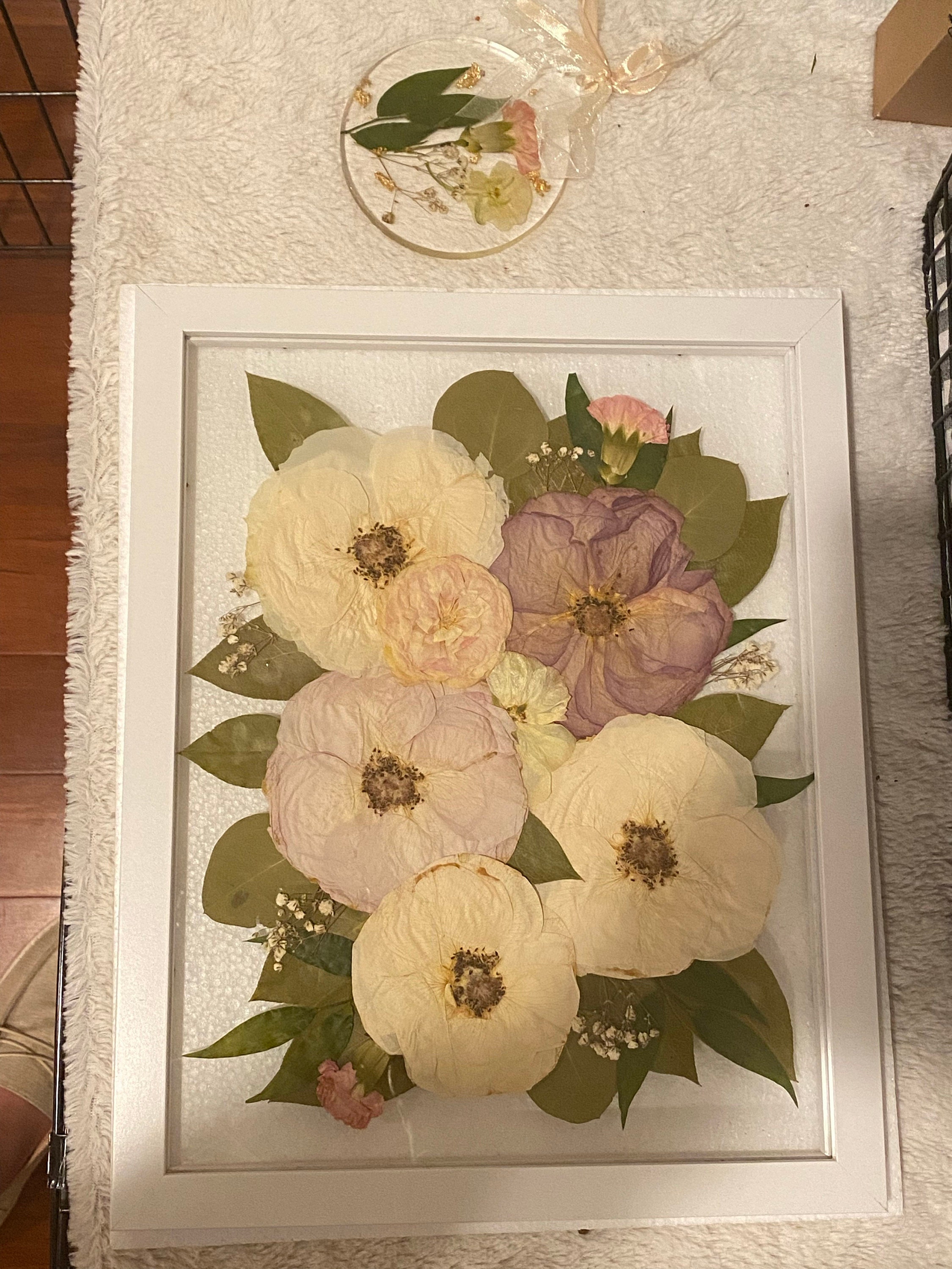 Preserved flowers from Alexis's etsy review
