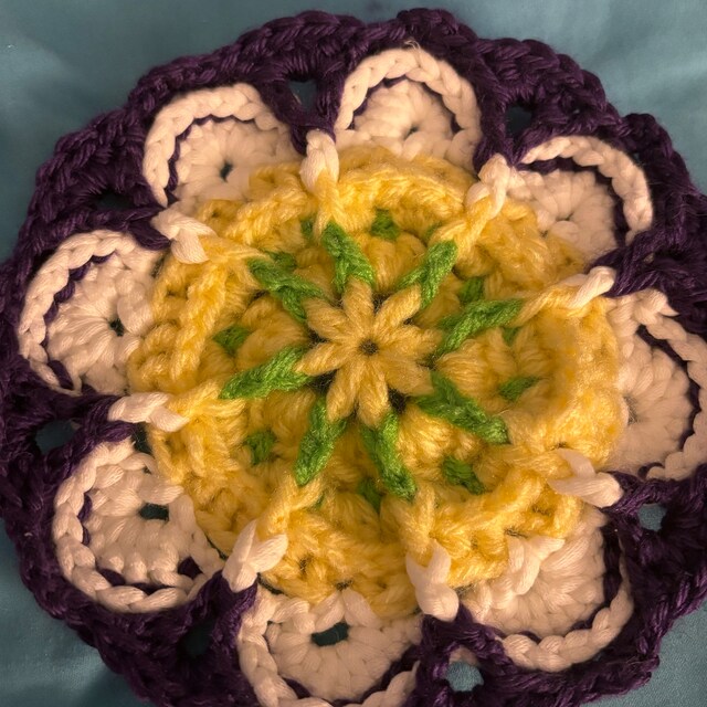 Flower Puddles Mandala Blanket Crochet Pattern - Etsy