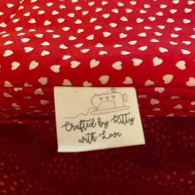 Custom Name Sewing Machine Design Fabric Clothing Labels - Etsy