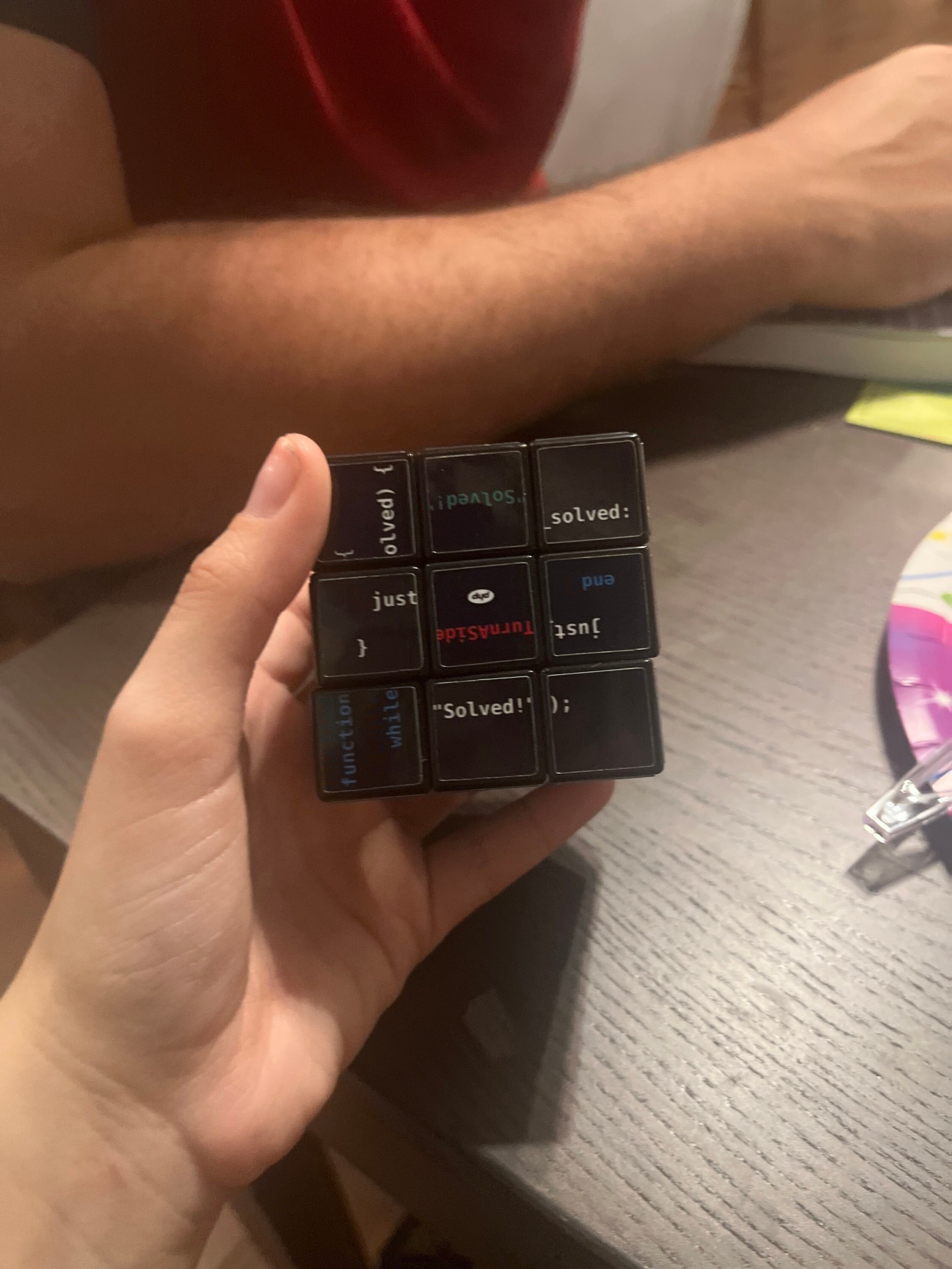 Rubik&#39;s Cube Scientific Edition &quot;Programmer&quot;, 3x3 Encoder Cube Puzzle