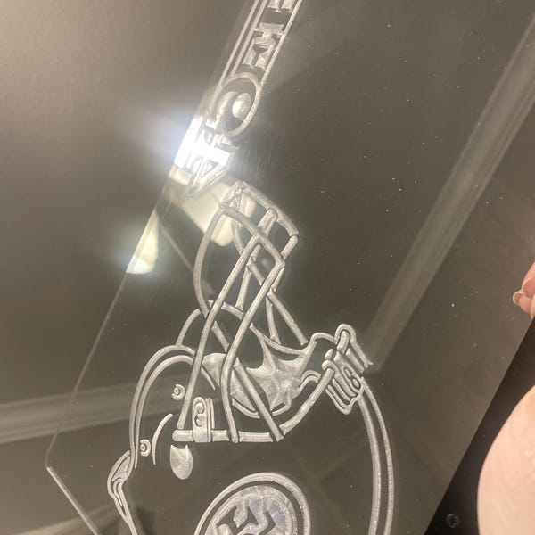 KC Chiefs Logo with Acrylic Logo Neon Sign Light